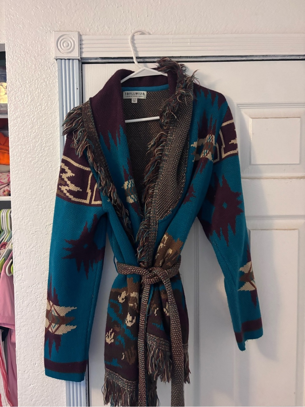 Idyllwind Fringe Belted Cardigan